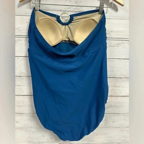 Merona One-Piece Strapless Swimsuit Size L - Picture 2 of 5
